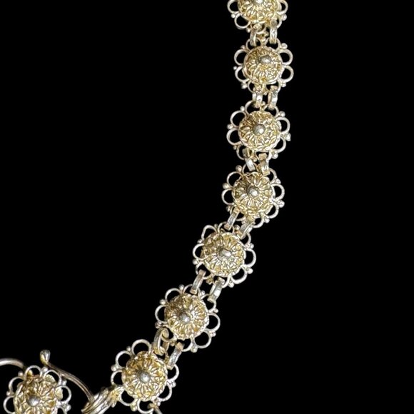 Cuttacki Tarkasi in Orissa Filigree Bracelet 7 inches - Picture 14 of 16
